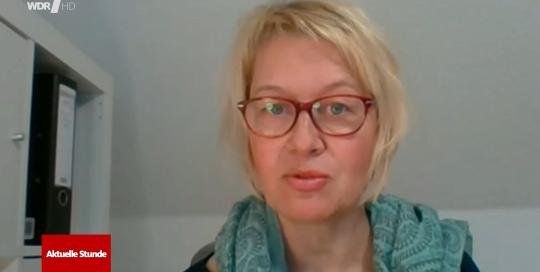 Sabine Keiner in WDR Aktuell